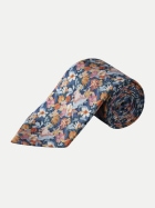 Eton Florale Seidenkrawatte 28-navy bei Robert Ley
