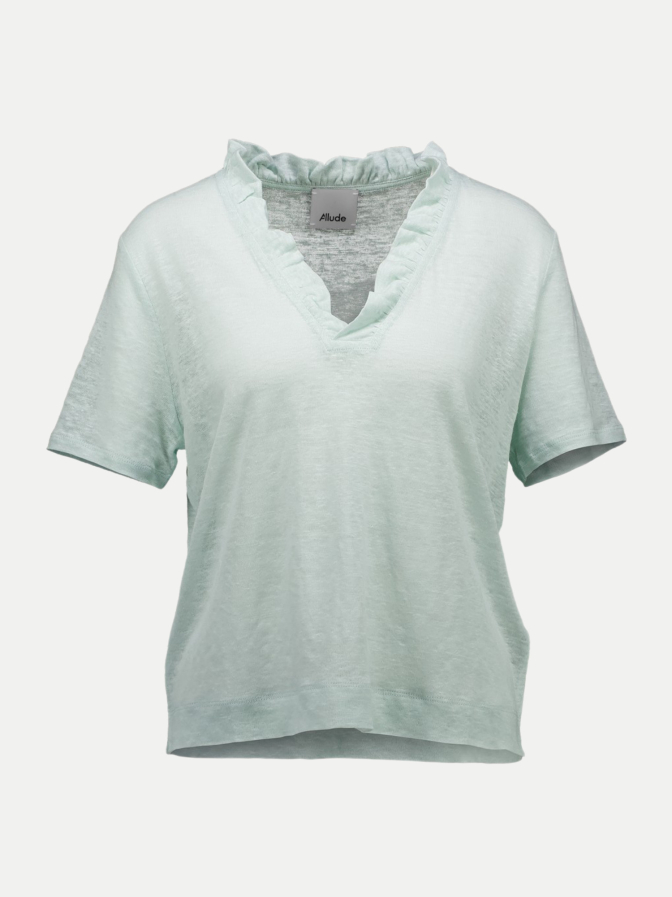 ALLUDE Shirt mit V-Ausschnitt bei Robert Ley