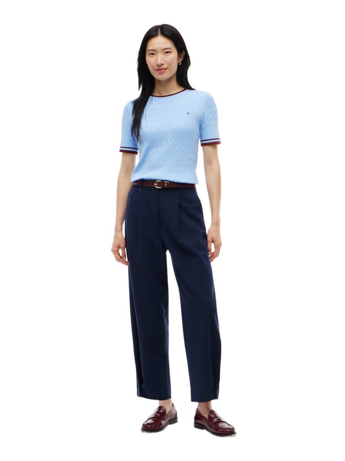 Tommy Hilfiger Barrel-Fit Hose mit Knopf-Bündchen bei Robert Ley