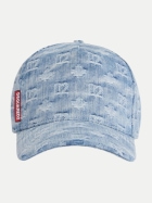 DSQUARED2 Basecap in Demim mit Monogram 3098-denim monogram lavato bei Robert Ley