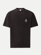 C.P. Company T-Shirt mit Backprint 999-black bei Robert Ley