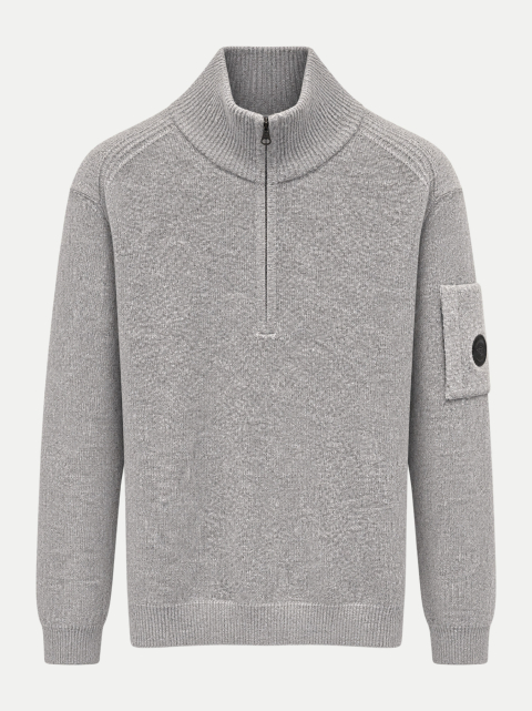C.P. Company Pullover mit halbem Reißverschluss Vanisé bei Robert Ley