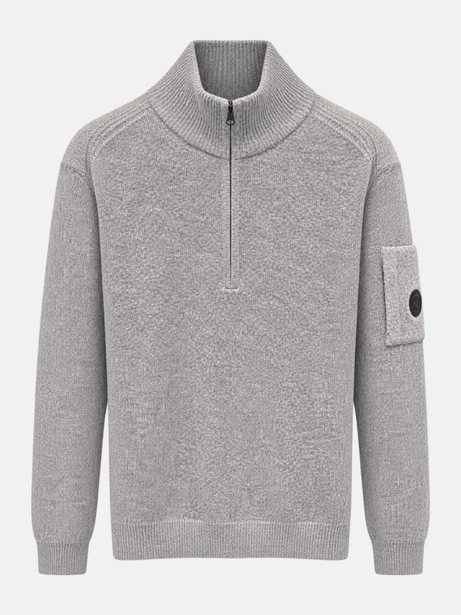 C.P. Company Pullover mit halbem Reißverschluss Vanisé bei Robert Ley