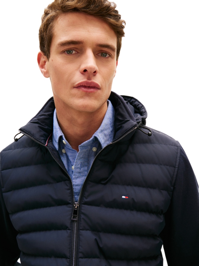 Tommy Hilfiger Übergangsjacke mit Sweatshirtärmeln bei Robert Ley