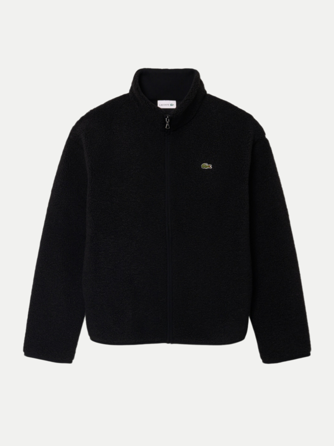 Lacoste Jacke aus Sherpa mit hohem Kragen bei Robert Ley