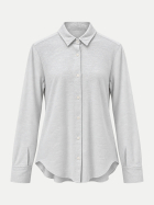 Insieme Flanell-Hemdbluse 1984/41 grau bei Robert Ley