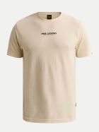 PME Legend T-Shirt mit Logo-Schriftzug 7013-Bone White bei Robert Ley