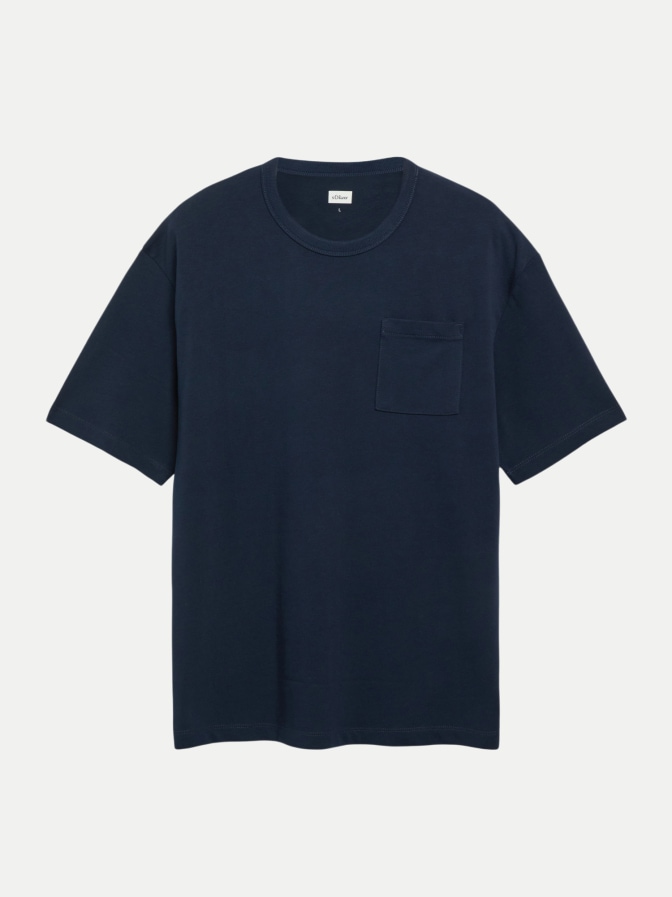 s.Oliver RED LABEL T-Shirt mit Brusttasche bei Robert Ley