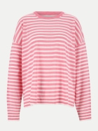 Closed Gestreiftes Langarmshirt 854-Peony pink bei Robert Ley