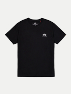 Alpha Industries T-Shirt mit Mini Logo 03black-03black bei Robert Ley