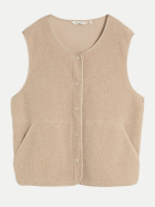 Tom Tailor Casual Teddy-Weste 10461-Gravel Beige bei Robert Ley