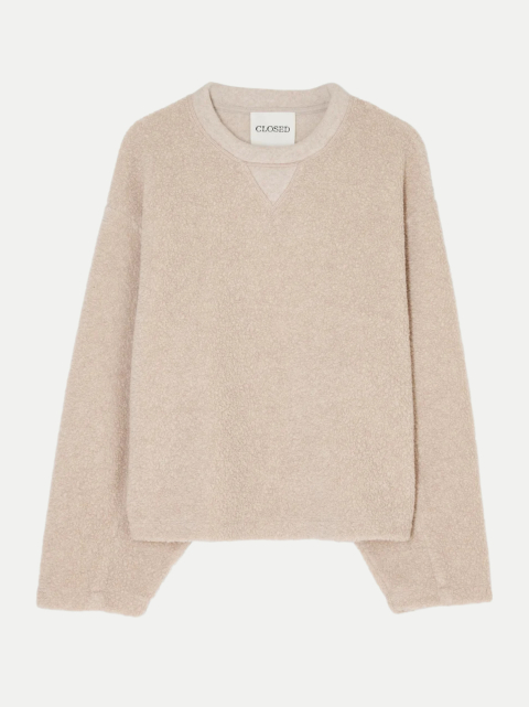 Closed Teddy-Sweatshirt aus Woll-Mix bei Robert Ley