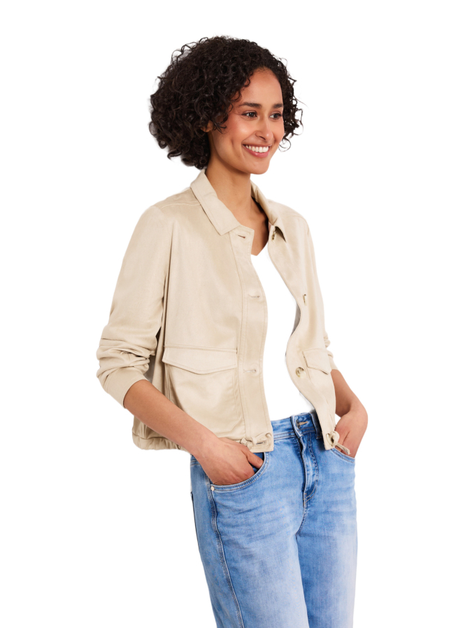 Street One Kurze Velourjacke bei Robert Ley