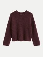 Marc O'Polo DENIM Kuscheliger Oversize Pullover aus Mohair-Schurwolle-Mix 6938-Rhubarb Jam bei Robert Ley