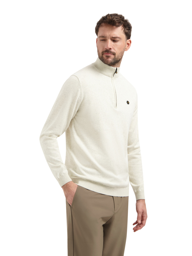 NO EXCESS Pullover mit halbem Reißverschluss bei Robert Ley