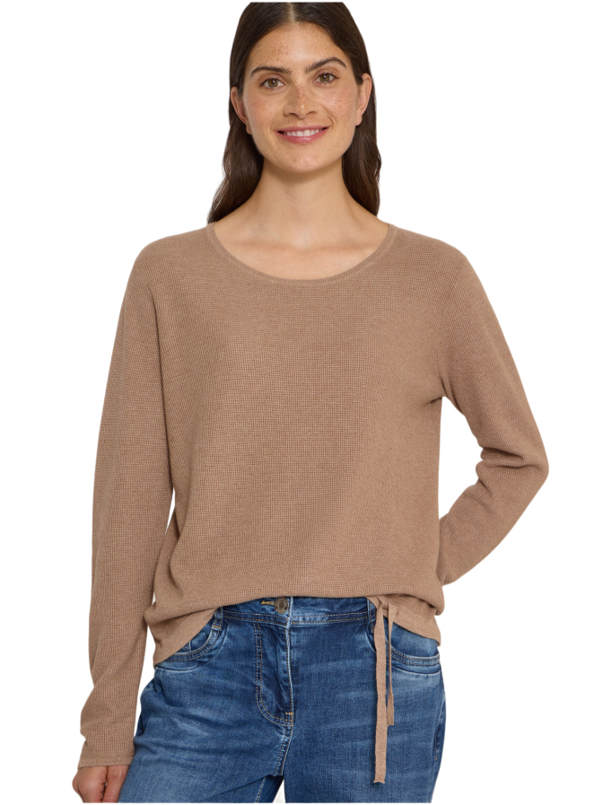 Cecil Strickpullover mit Tunnelzug am Saum bei Robert Ley