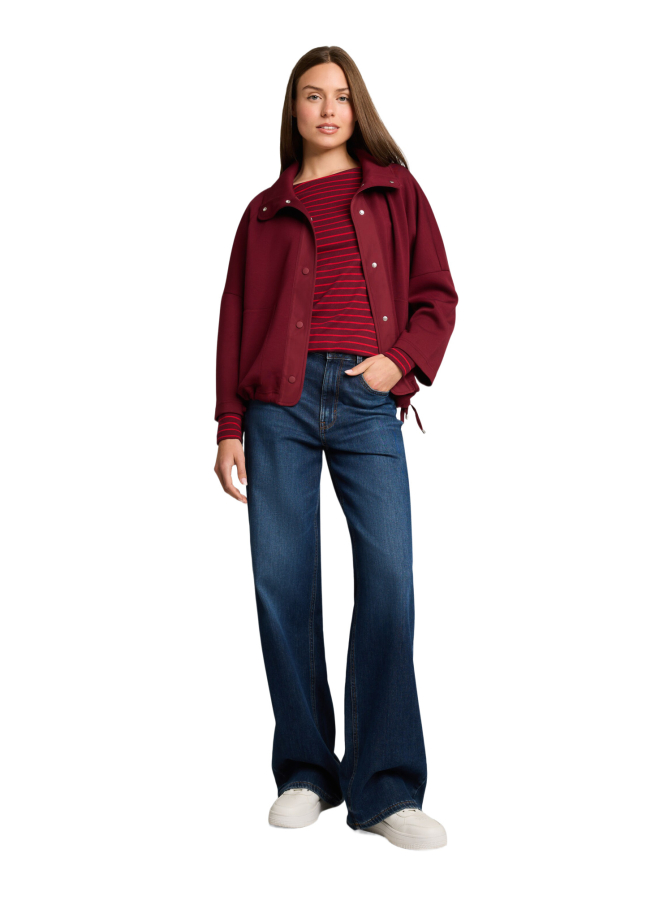 Tom Tailor Casual Sweatshirtjacke mit Stehkragen bei Robert Ley