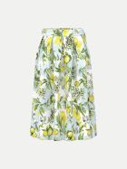 Marc Cain Rock mit Zitronenprint 100-white bei Robert Ley