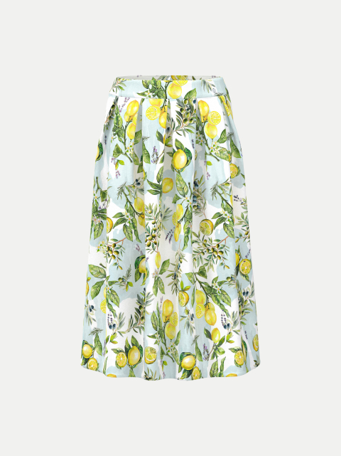 Marc Cain Rock mit Zitronenprint bei Robert Ley