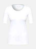 Cecil Basic T-Shirt Style Lena 10000-White bei Robert Ley