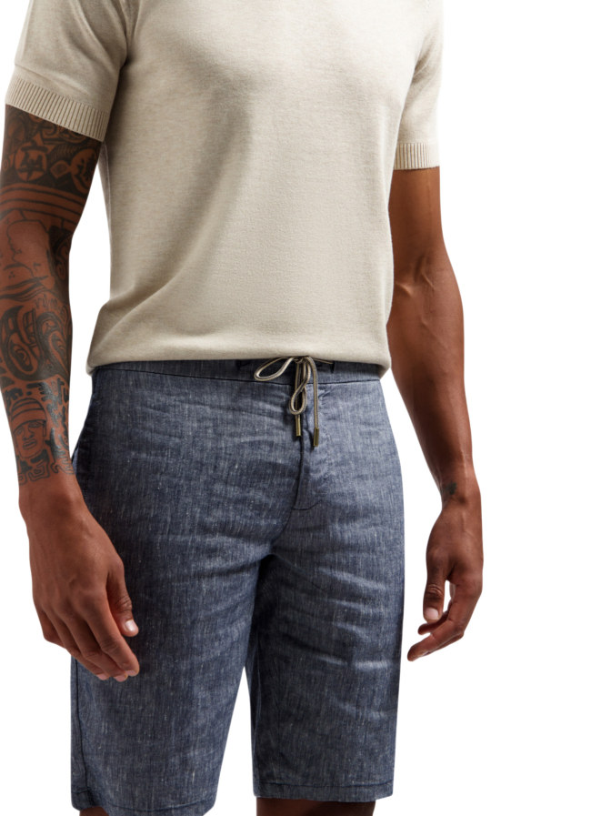 NO EXCESS Chinoshorts aus Leinenmischung bei Robert Ley
