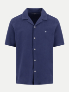 Fynch-Hatton Kurzarmhemd mit Struktur 659-marine bei Robert Ley