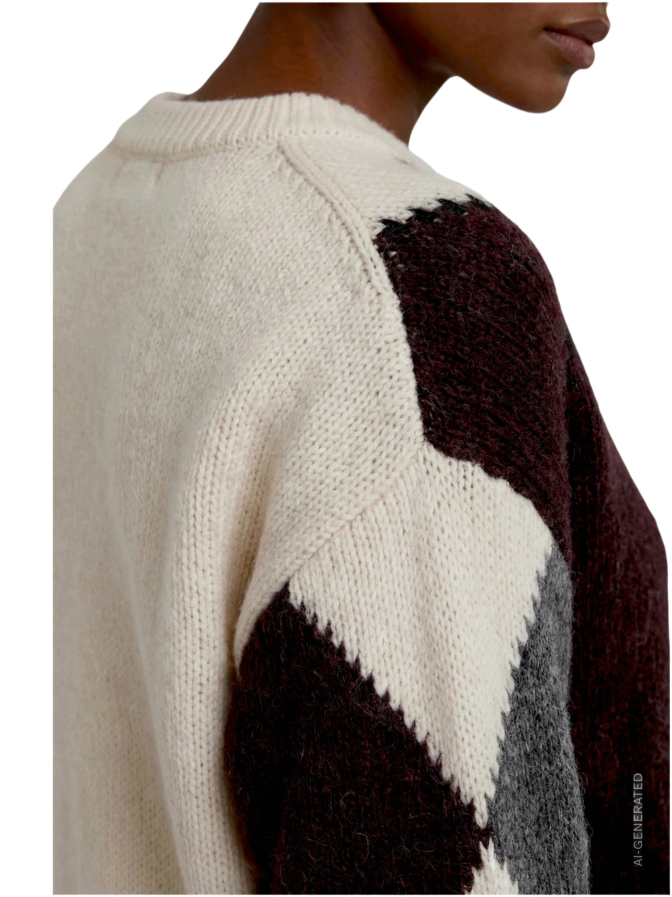 Zero Strickpullover mit Allover-Print bei Robert Ley