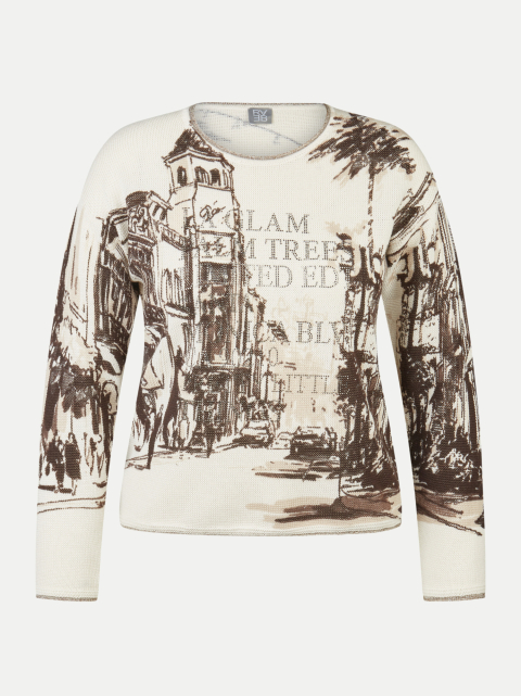 Rabe Moden Pullover mit Fotoprint bei Robert Ley
