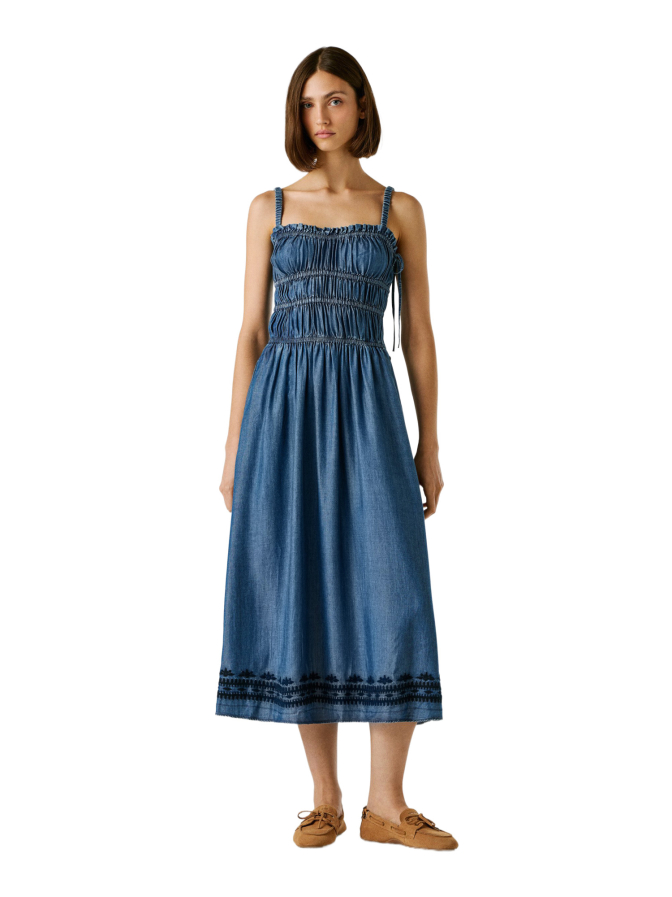 Pepe Jeans Midikleid mit Stickerei bei Robert Ley