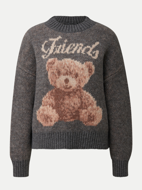Q/S designed by Pullover mit Teddy-Motiv bei Robert Ley
