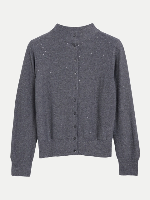 s.Oliver BLACK LABEL Strickjacke mit Stehkragen bei Robert Ley