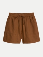 Marc O'Polo DENIM Shorts mit Gummibund 1624-Umbra Brown bei Robert Ley