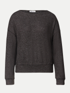 Street One Basic Jerseyshirt 18037-black coffee mel. bei Robert Ley