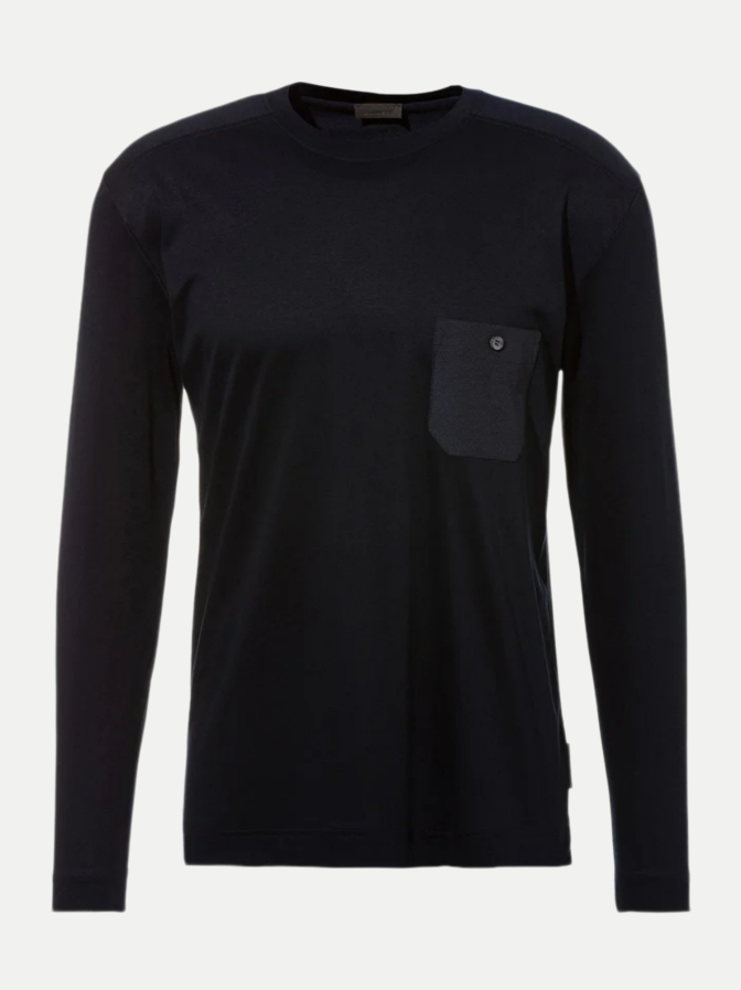 Zimmerli Basic Langarmshirt bei Robert Ley