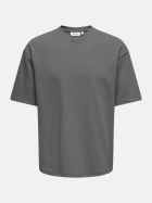 Only & Sons T-Shirt Caspian 262142-Castor Gray bei Robert Ley