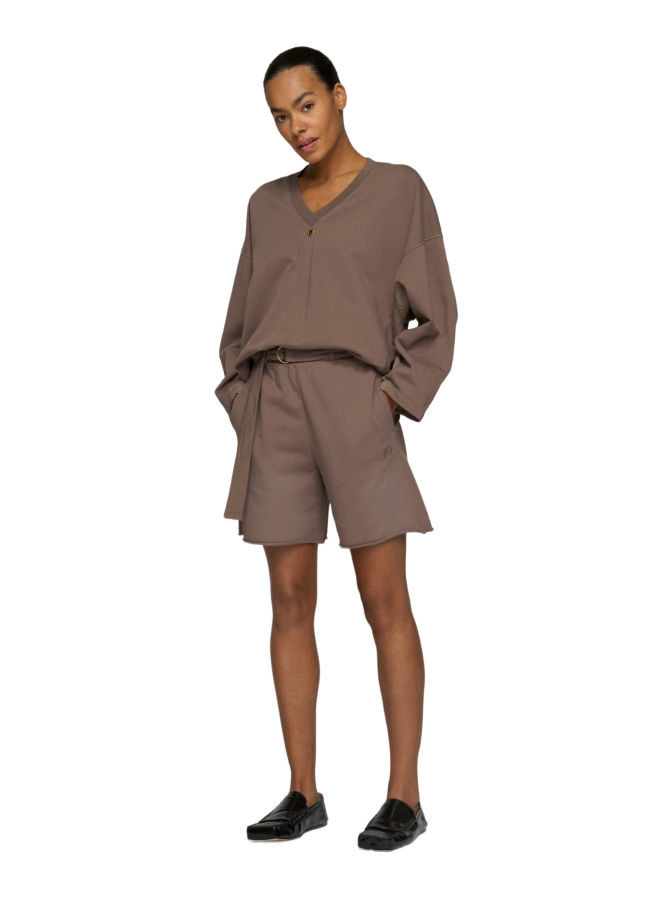 10 Days Kurze Fleeceshorts mit Gürtel bei Robert Ley