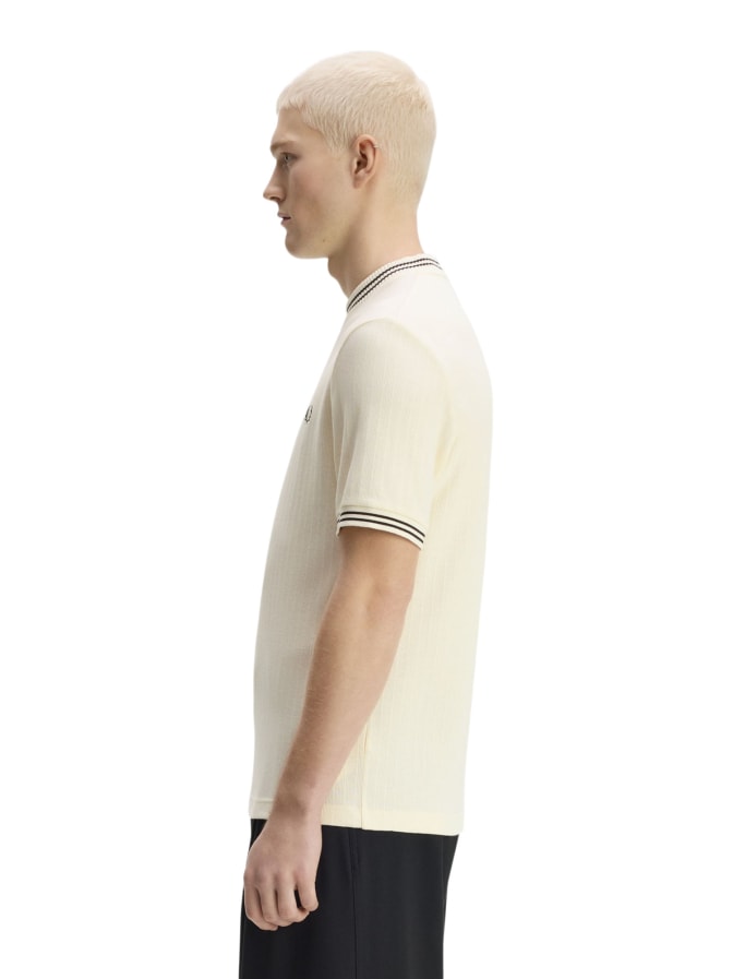 Fred Perry Ripp-Strick T-Shirt bei Robert Ley