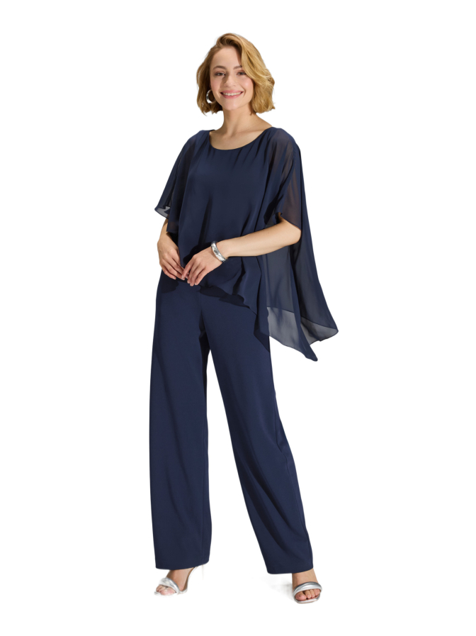 Swing Jumpsuit aus Crepe Jersey bei Robert Ley