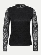 Street One Gemustertes Shirt mit Turtleneck 10001-Black bei Robert Ley