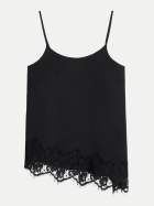 Marc O'Polo DENIM Lingerie-Spitzentop Regular aus TENCEL™ Modal 0001-Black bei Robert Ley