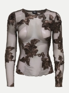JDY Mesh-Longsleeve JDYCASABLANCA 237375-Coffee Bean bei Robert Ley