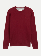 Tom Tailor Casual Strickpullover 38762-dark samba red melange bei Robert Ley