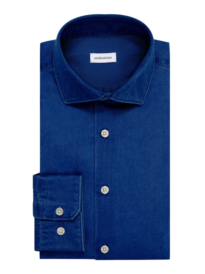 Seidensticker Shaped-Fit Jeanshemd bei Robert Ley