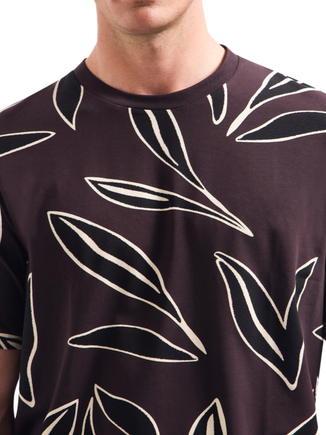 No Excess T-Shirt mit Allover-Print bei Robert Ley