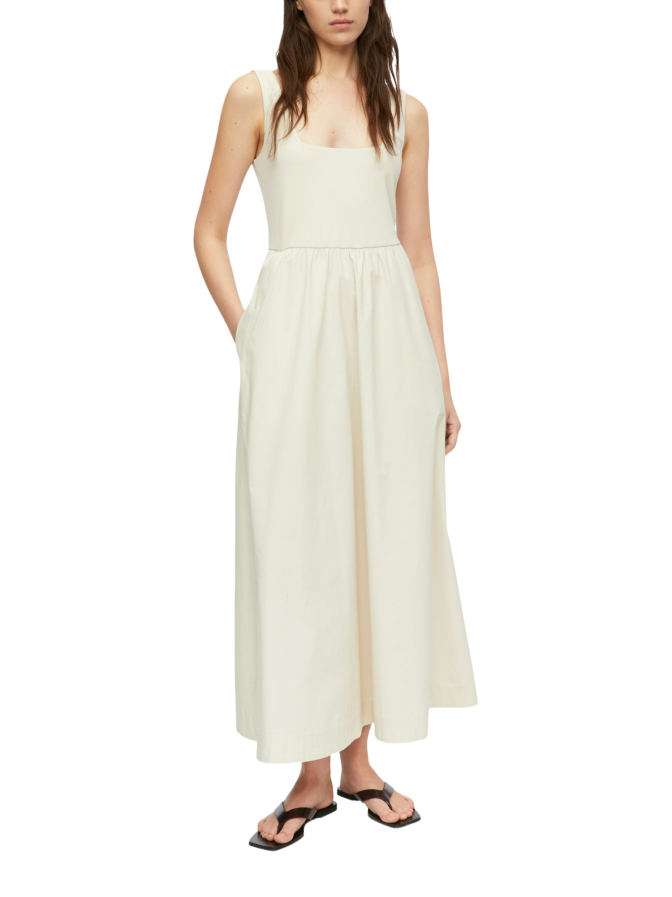 Comma Kleid im Materialmix bei Robert Ley