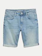 Tom Tailor Casual TTJOSH REGULAR SHORTS 10142-Light Stone Blue Denim bei Robert Ley
