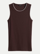Opus Geripptes Tanktop Ilesso 20035-coffee bean bei Robert Ley