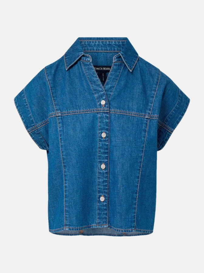 Veronica Beard Jeansbluse Nestor bei Robert Ley