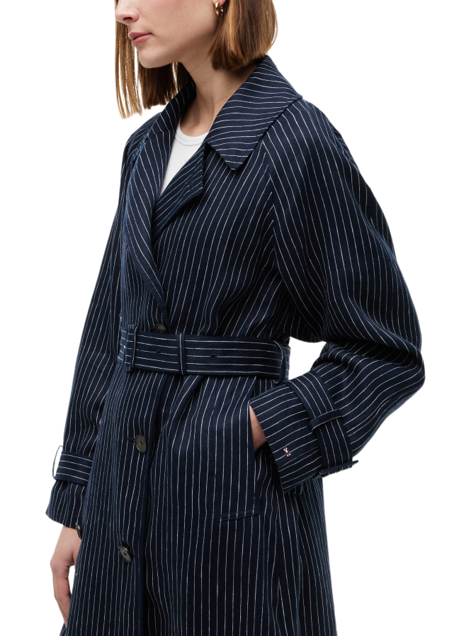 Tommy Hilfiger Trenchcoat mit Nadelstreifen bei Robert Ley