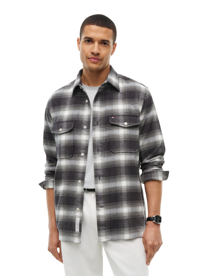 Tommy Hilfiger Overshirt mit Karo-Muster bei Robert Ley